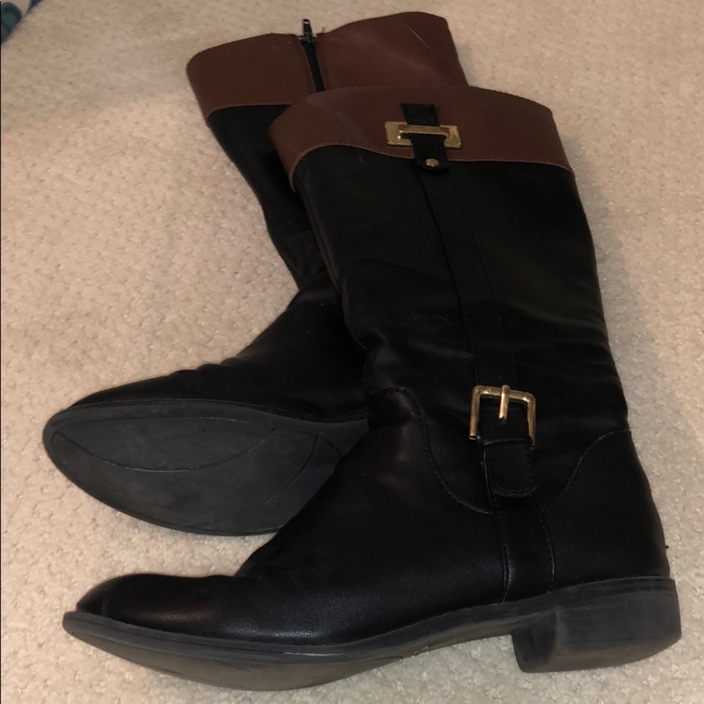 Karen Scott Wide-Calf Knee-High Boots